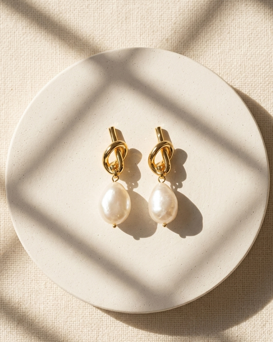 The Ethereal Knot Earrings