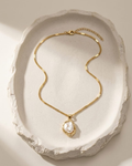 Elowen Molten Pearl Pendant Necklace