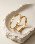 The Heirloom Brushed Gold Bangle