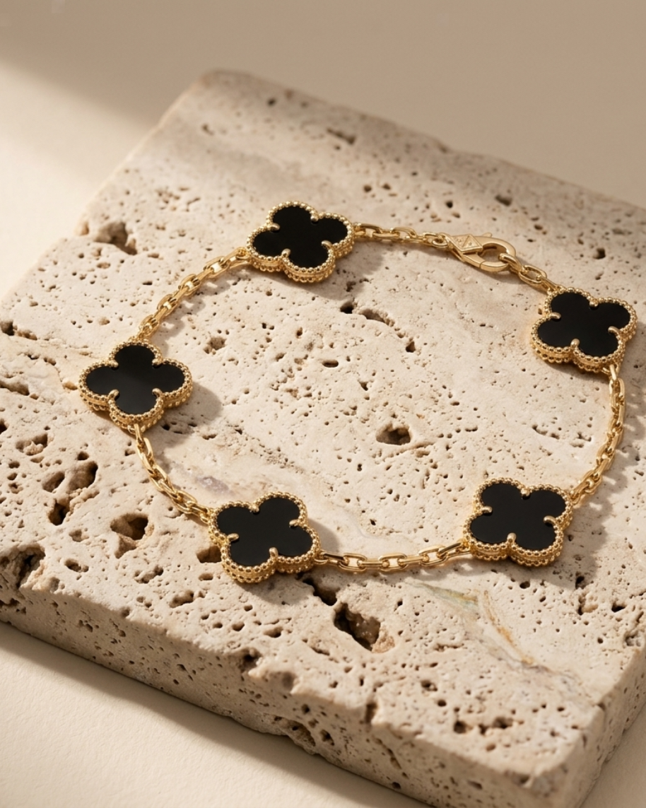 The Midnight Clover Bracelet